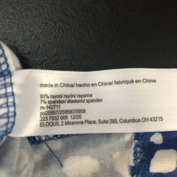 Eloquii Elements Maxi Dress Womens 18/20 Cutouts Abstract Flowy Coastal - Picture 12 of 12